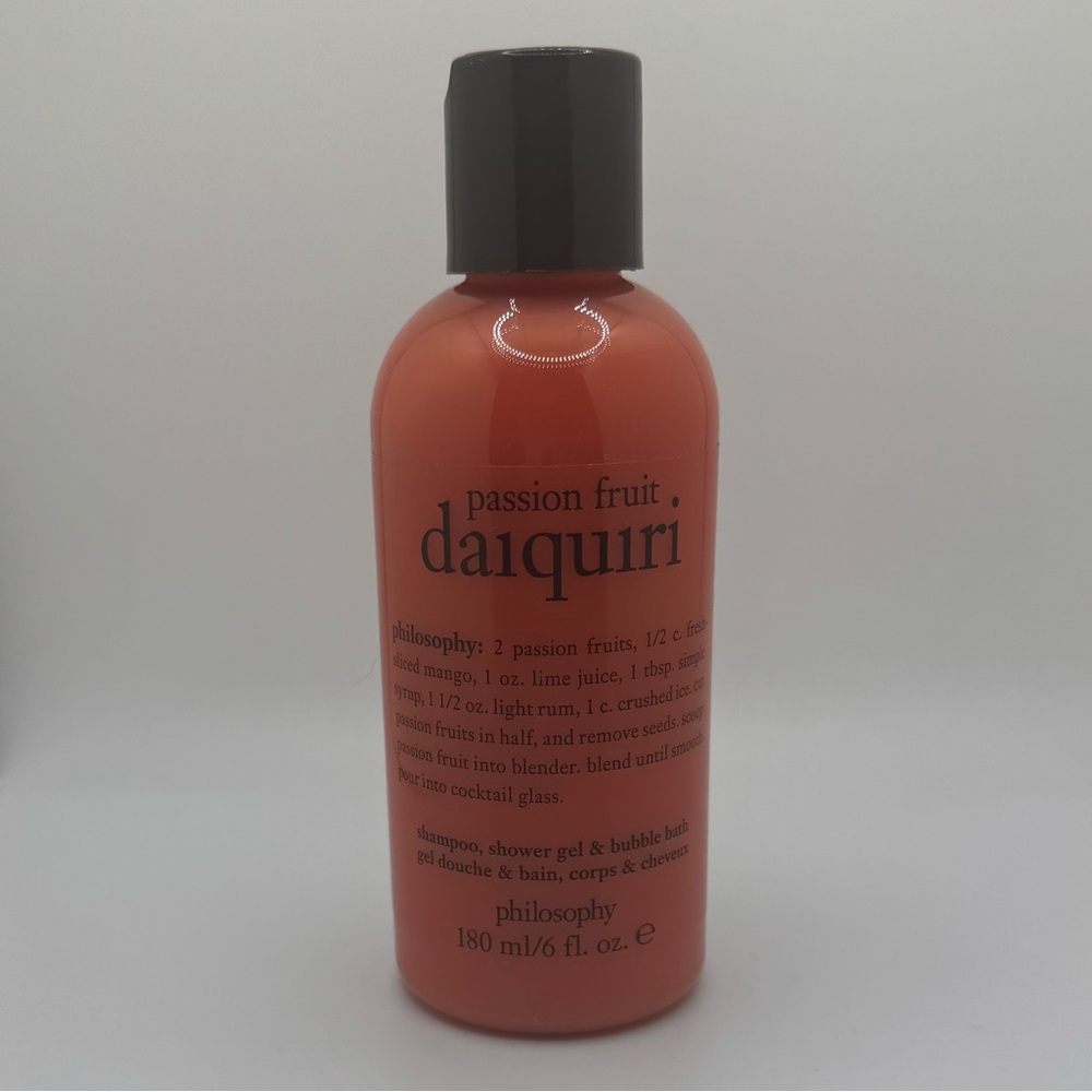 Philosophy Passion Fruit Daiquiri Orange Bottle